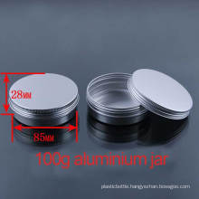 100g Cream/Lotion Aluminium Screw Capcontainer/Jar/Cans